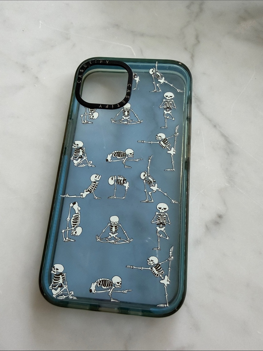 Casetify Blue Translucent Skeleton iPhone 13 Case